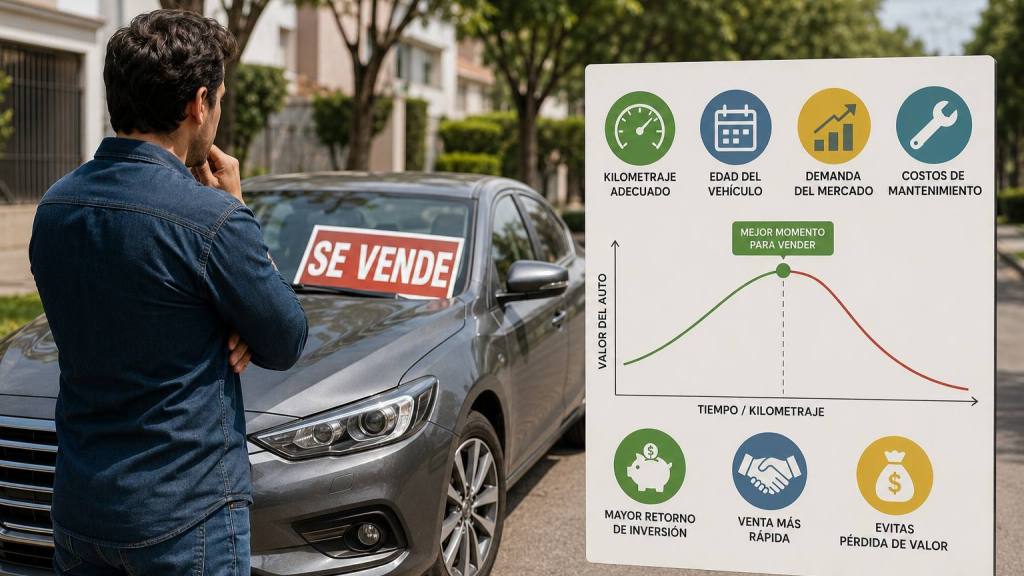 Decidiendo vender el auto usado, Imagen generada por IA / ChatGPT