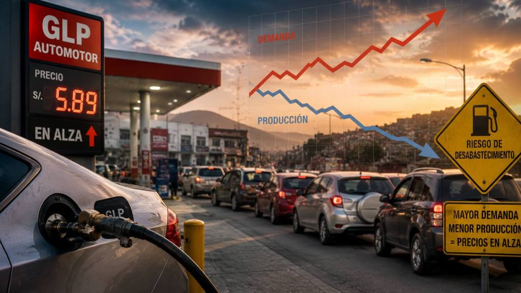 Estación de servicio en alerta roja, Imagen generada por IA / ChatGPT