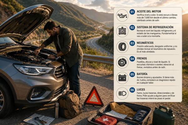 Mecánico revisando el motor de un automóvil