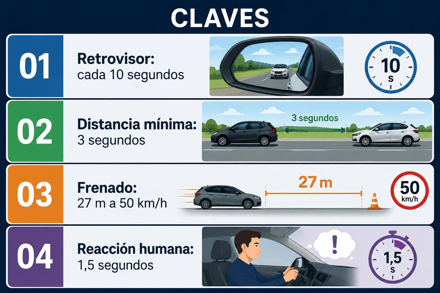 Claves para conducir de forma segura - Autoguía