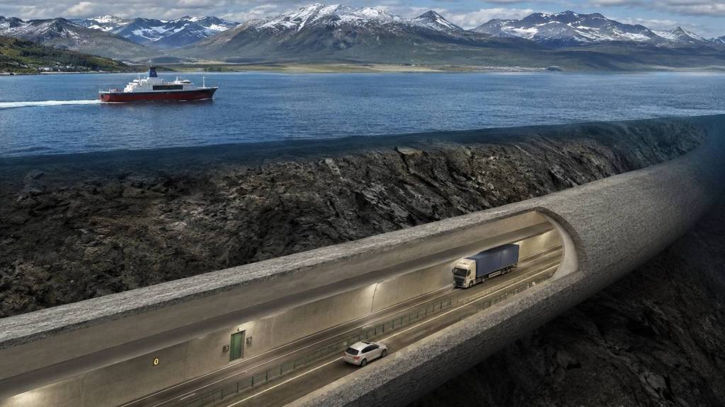Infraestructura costera submarina detallada - Imagen Referencial, Generada por IA / ChatGPT