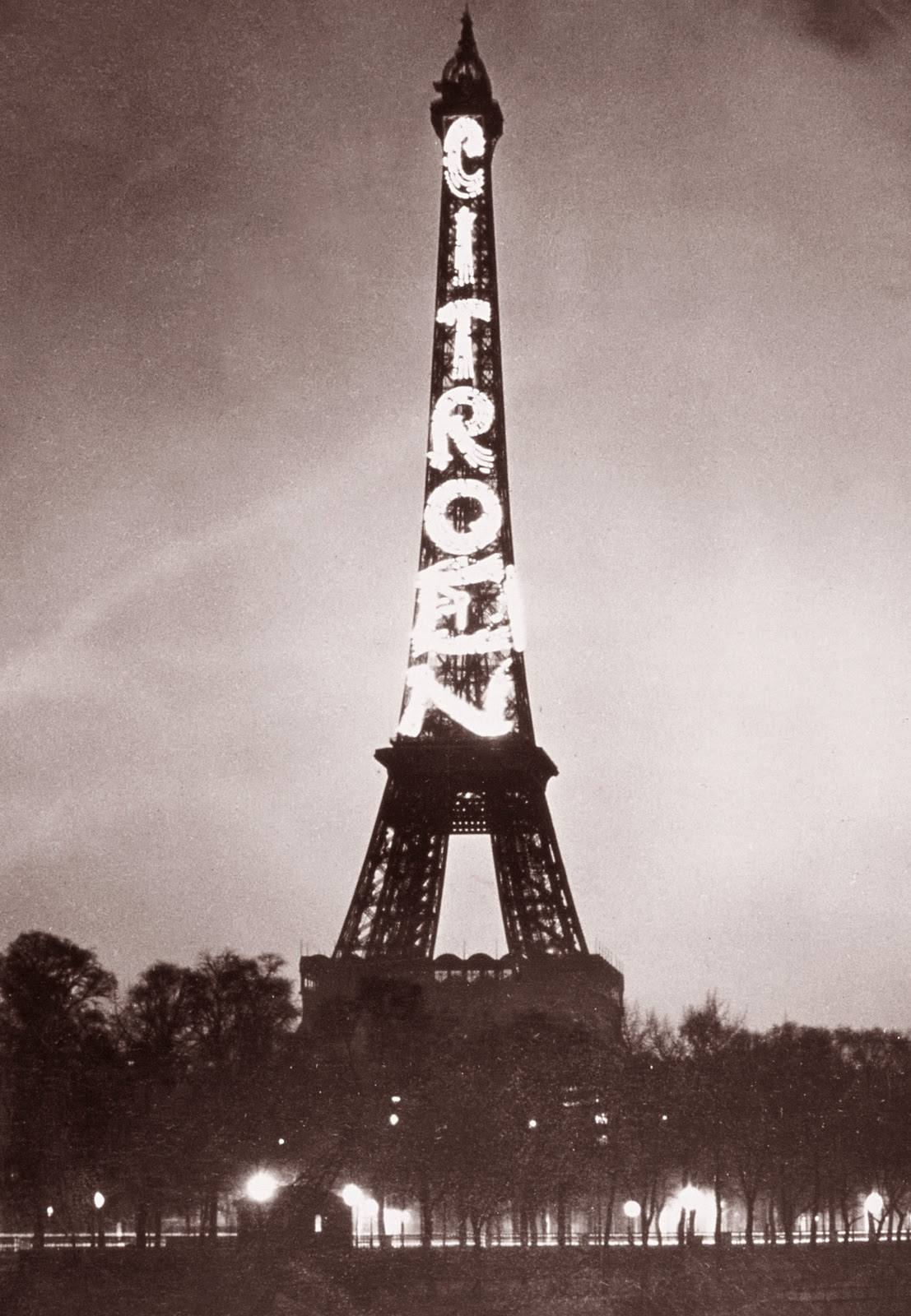 Citroen en Torre Eiffel - Prensa