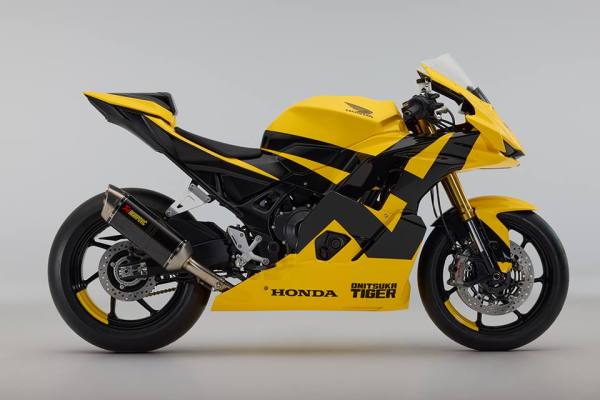 Honda y Onitsuka Tiger sorprenden en Milán con una moto conceptual que fusiona moda y motociclismo